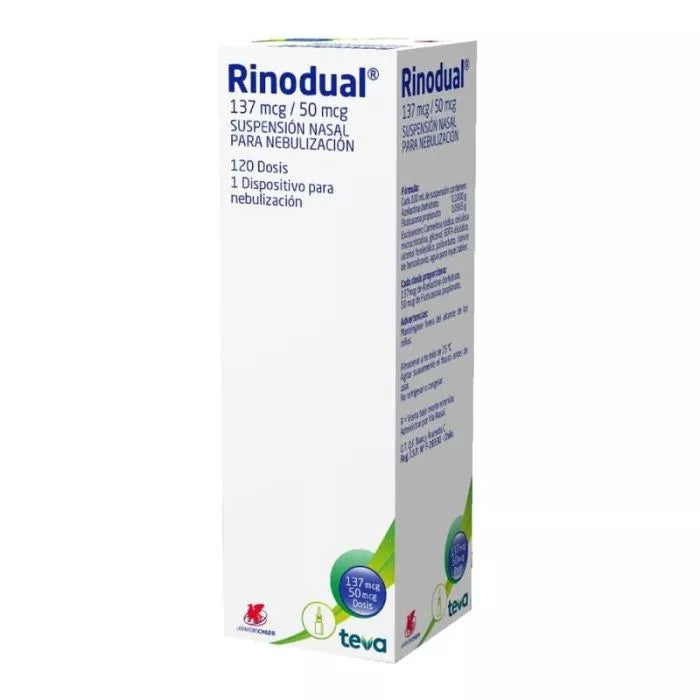Imagen del producto Rinodual 137/50 mcg x120 Dosis de TEVA