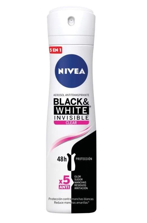 Nivea Women Antitranspirante Black & White Spray 150Ml - Nivea