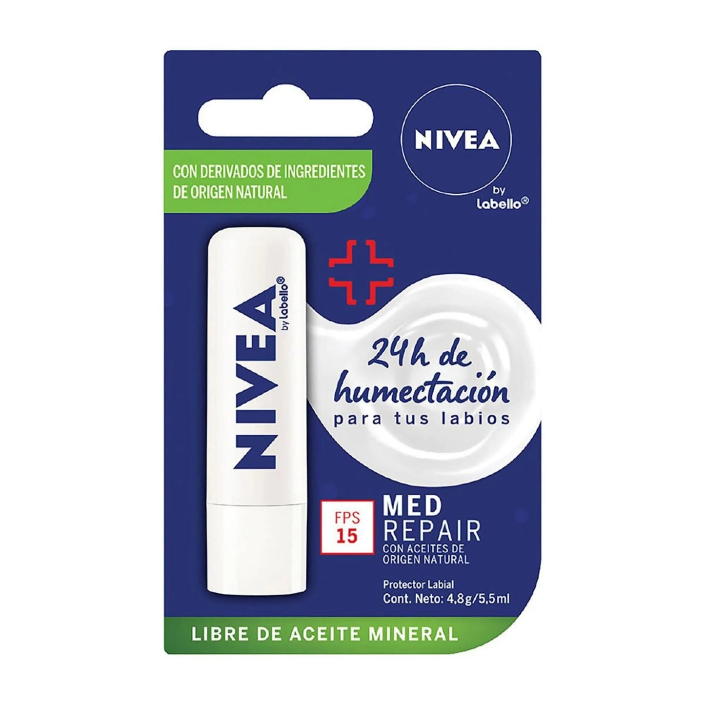 Nivea Med Repair Labios 15Fps 4.8Gr - Nivea