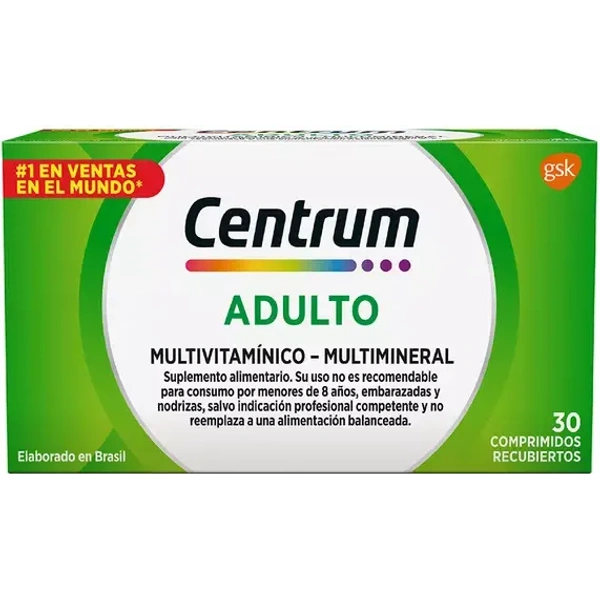 Imagen del producto Centrum Adulto x30 Compridos Recubiertos de GSK