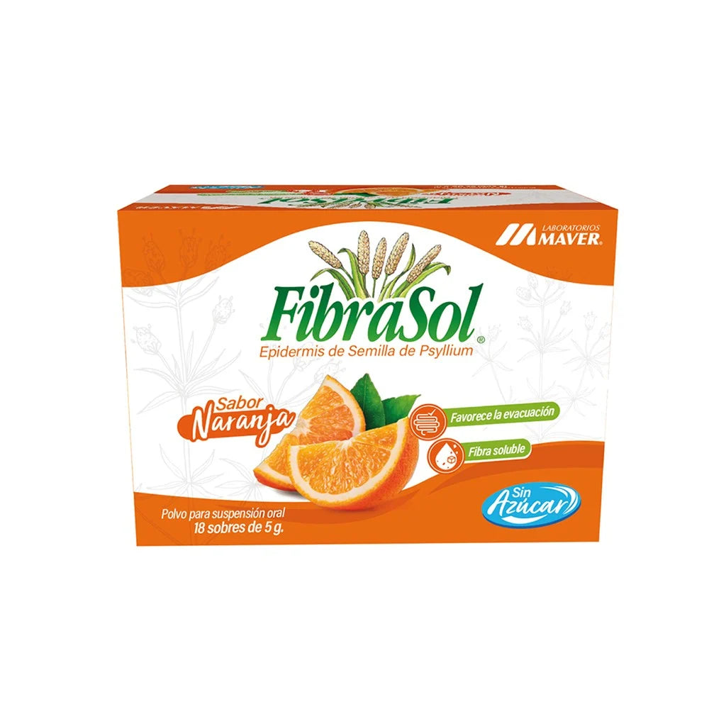 Fibrasol 5Gr Polvo Para Susp Oral X 18 Sobres - Maver