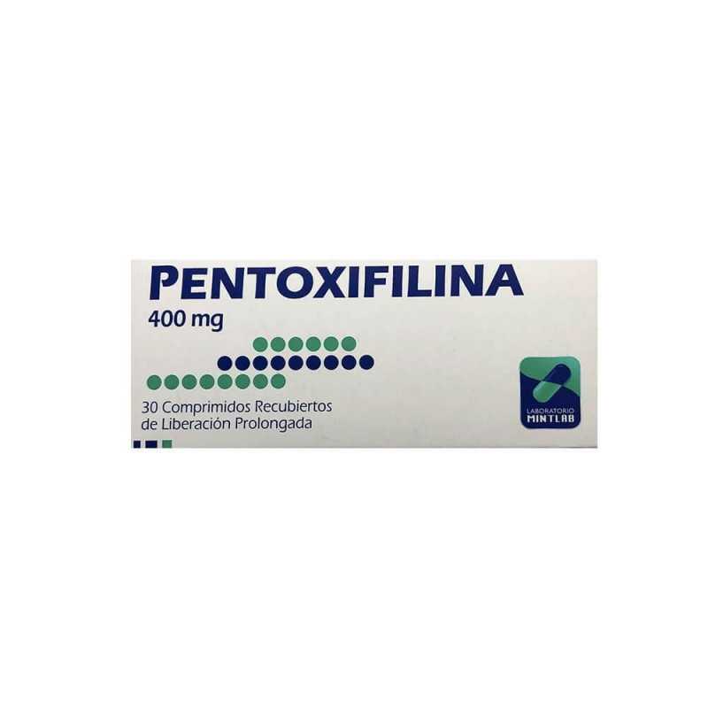 Pentoxifilina 400Mg X 30 Comprimidos De Lib Prolong - Mintlab