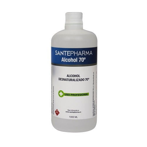 Alcohol 70º Desnaturalizado 1000ml - SANTEPHARMA - Farmacias San Martín