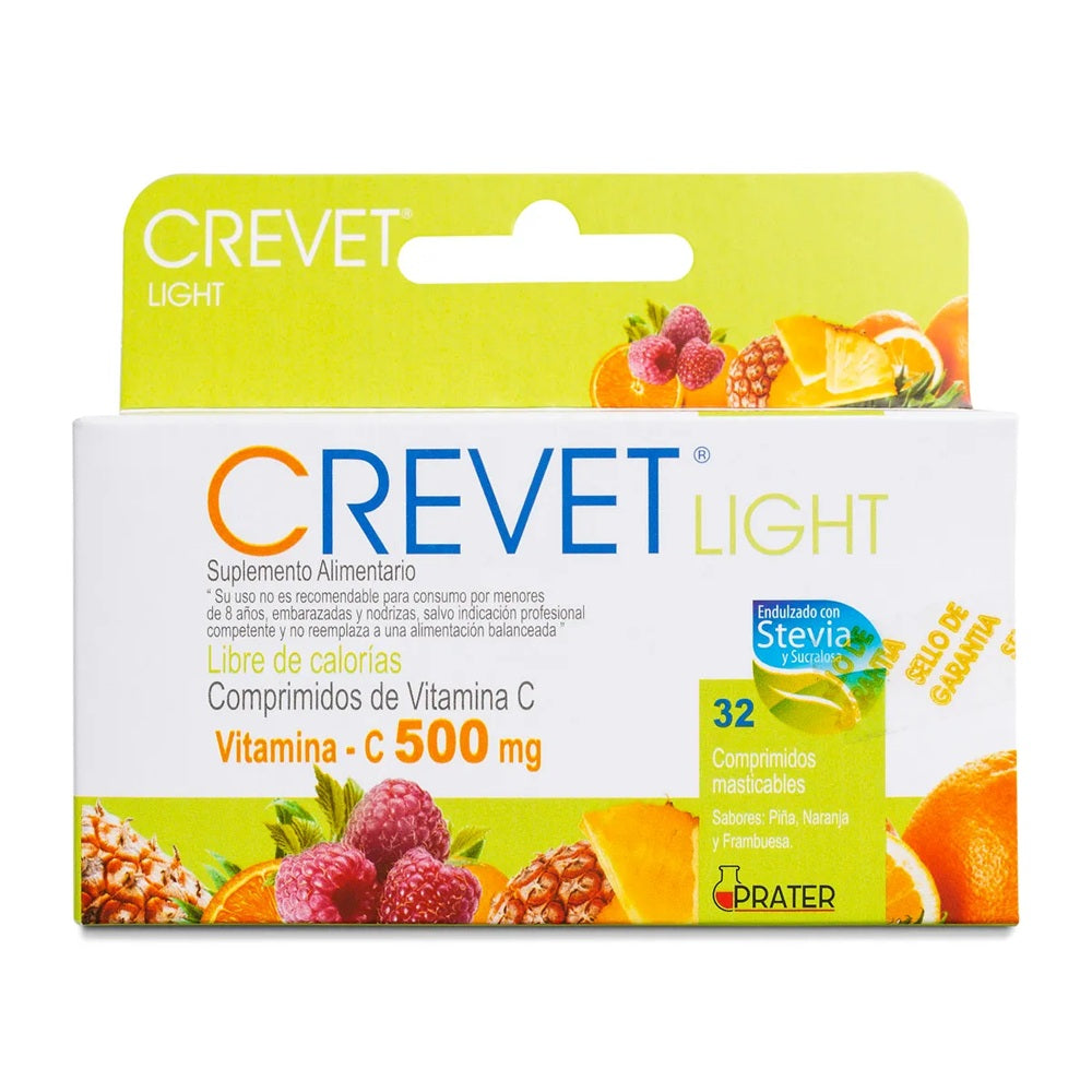 Crevet Light 500mg x 32 Comprimidos Mast - PRATER - Farmacias San Martín