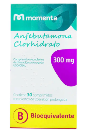 Anfebutamona (bupropion) 300mg Lp x 30 - MOMENTA - Farmacias San Martín