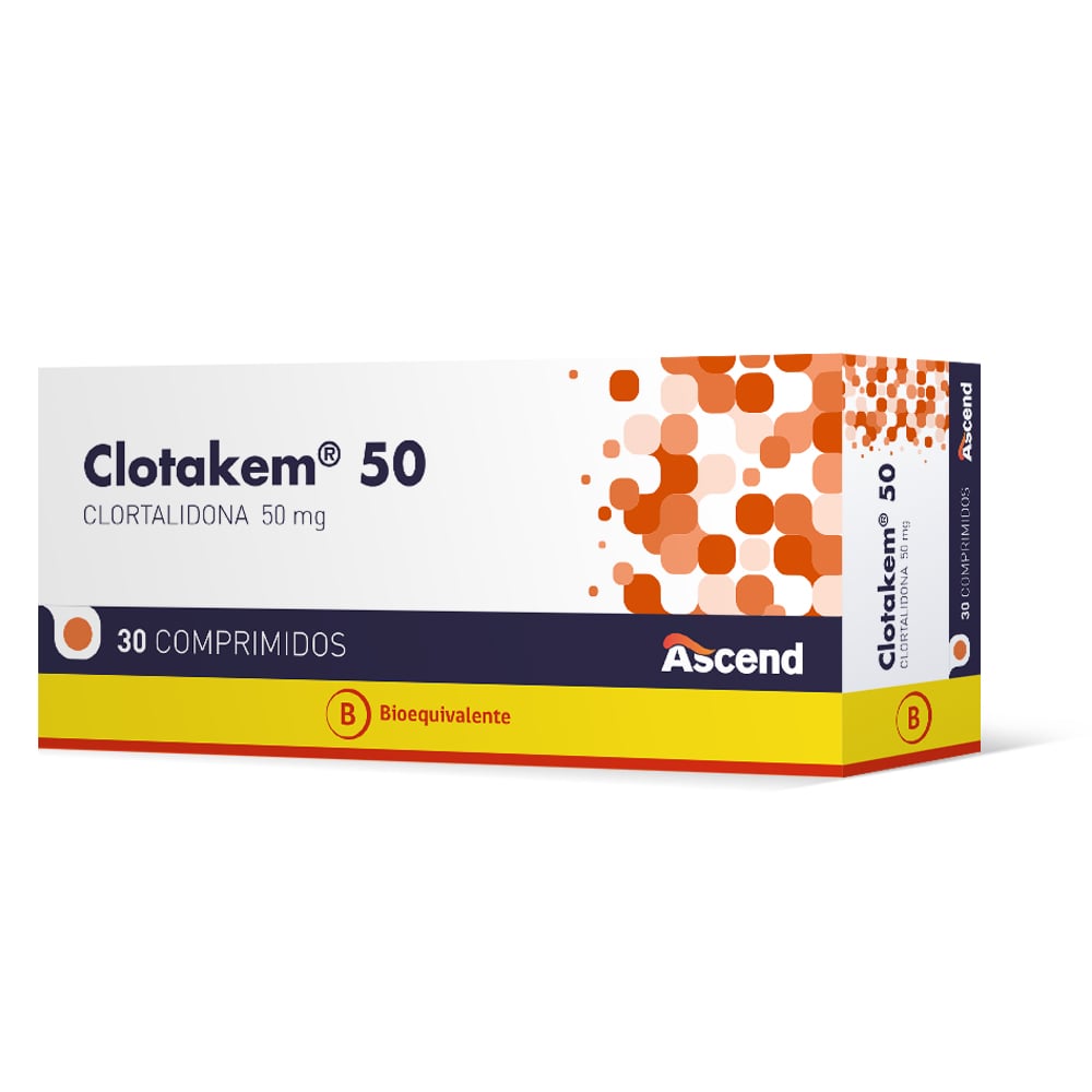 Clotakem 50mg x 30 Comprimidos - ASCEND - Farmacias San Martín