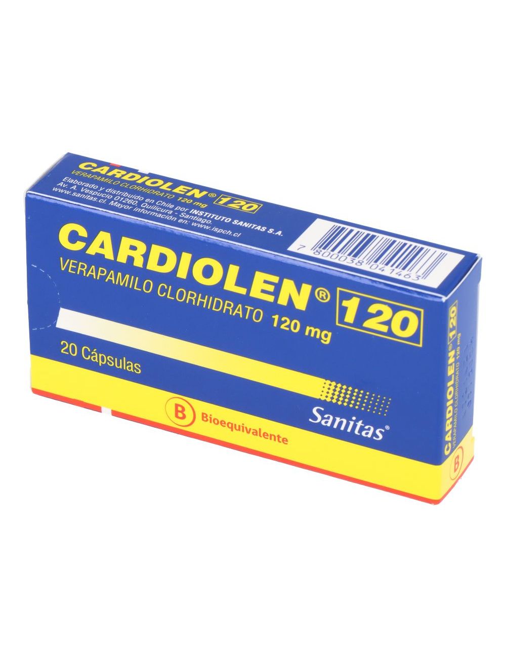 Cardiolen 120Mg X 20 Capsulas - Sanitas