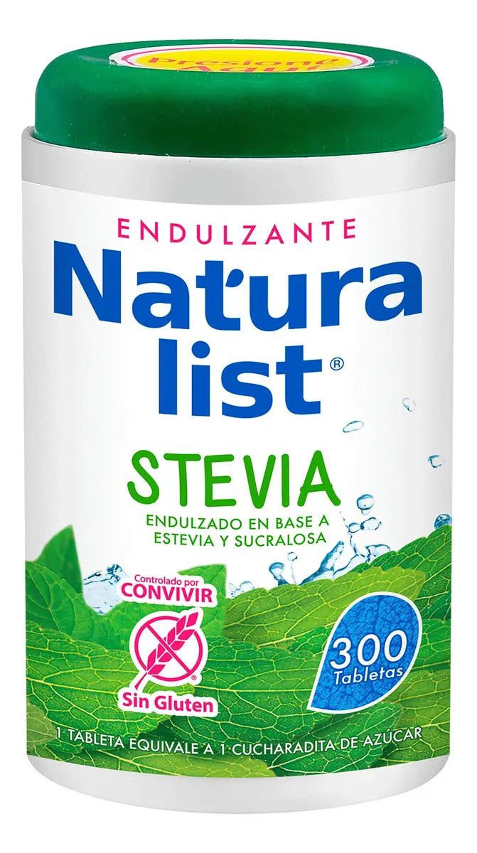 Imagen del producto Naturalist Stevia x300 tabs.