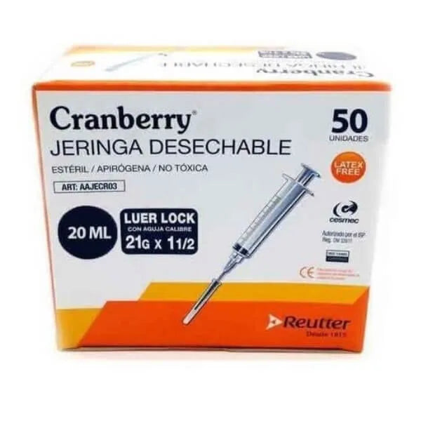 Imagen del producto Cranberry Jeringa 20 mL Con Aguja