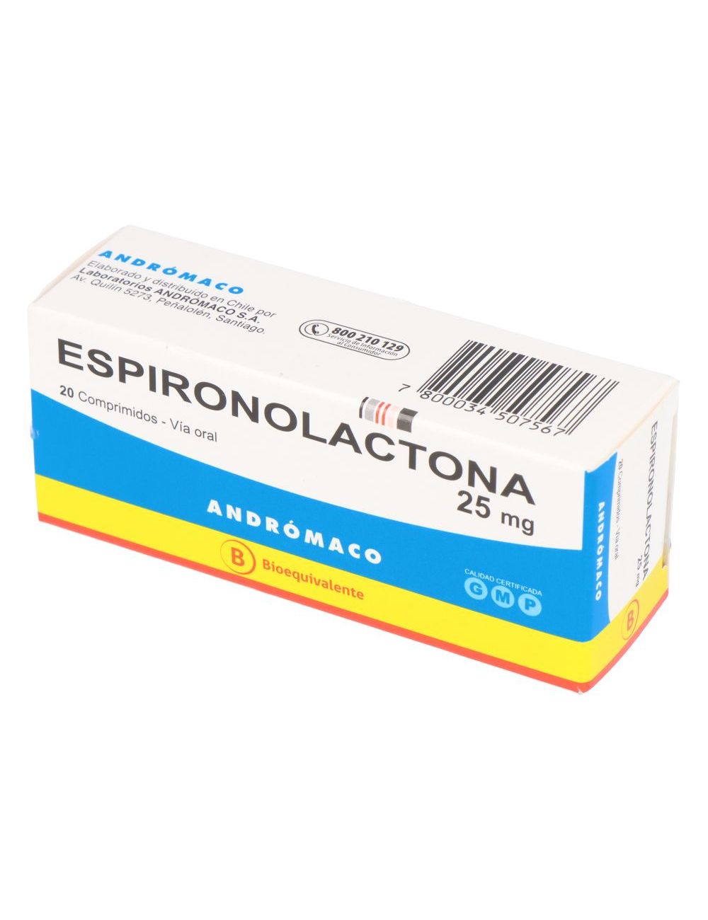 Carbamazepina 200mg x 20 Comprimidos - ANDROMACO - Farmacias San Martín
