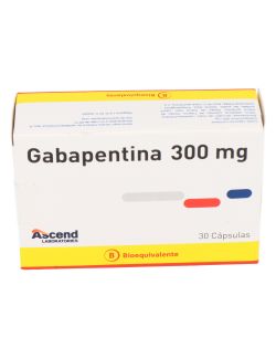 Gabapentina 300Mg X 30 Capsulas - Ascend