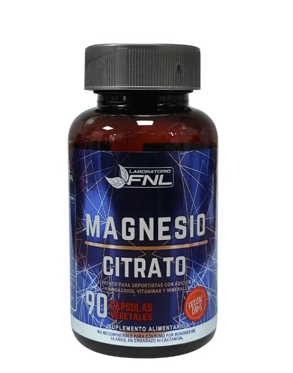 Magnesio Citrato 400mg x 90 Capsulas - FNL - Farmacias San Martín
