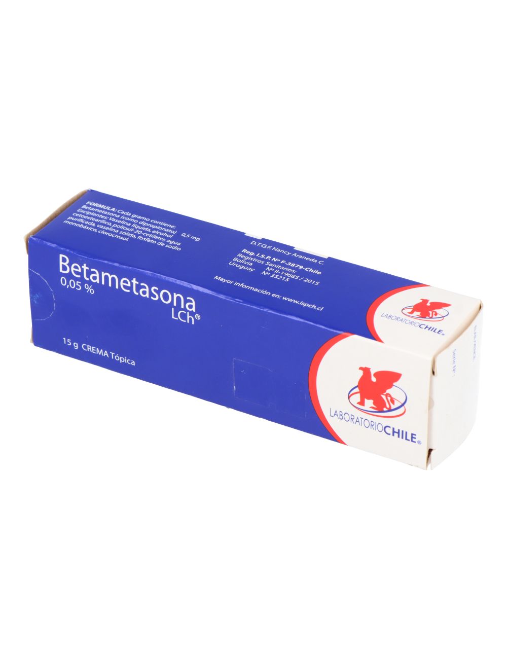 Betametasona 0.05% Crema Topica 15Gr - Chile