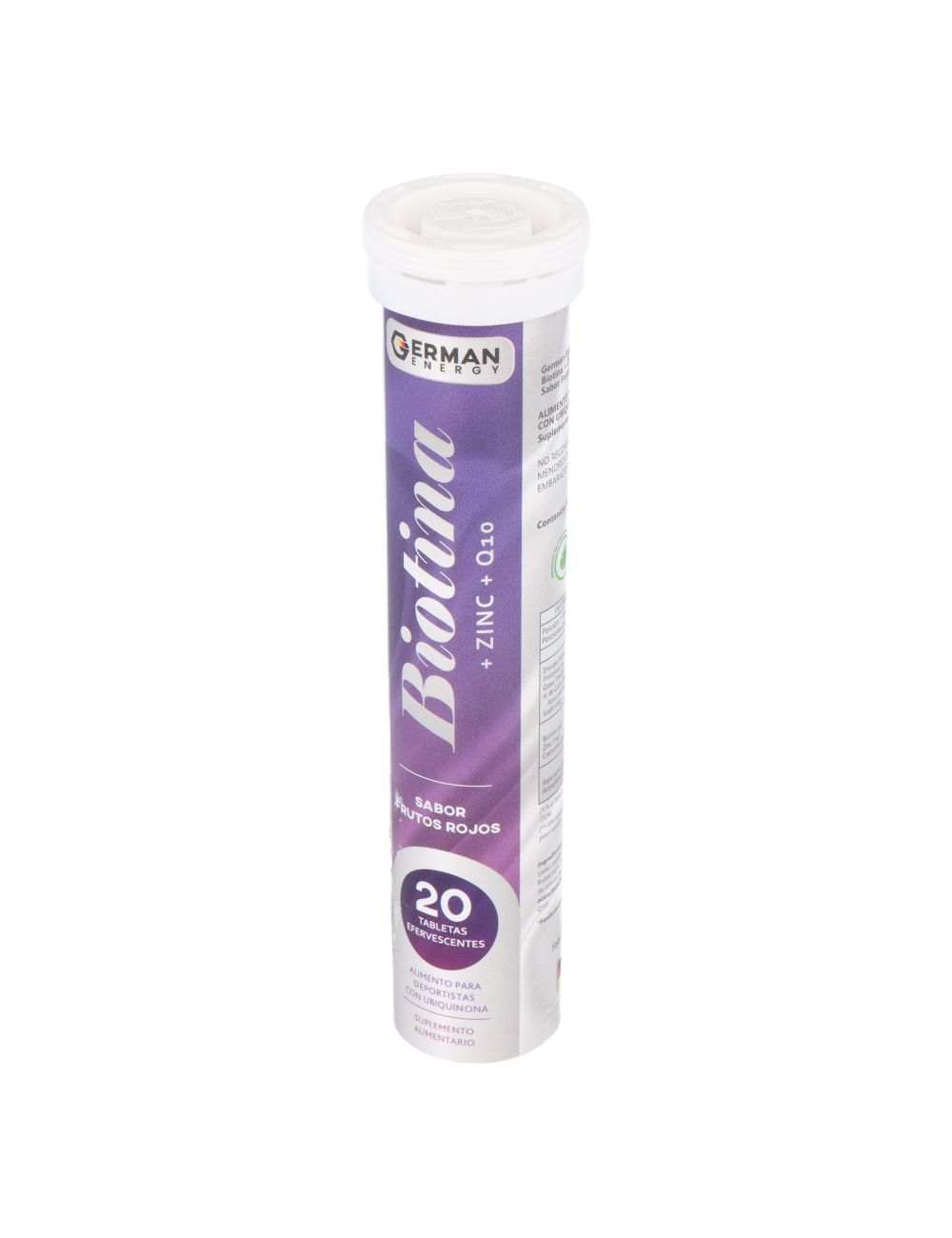Biotina + Zinc + Q10 X 20 Comprimidos Efervescentes - German Energy