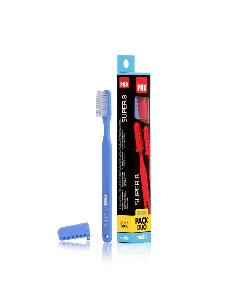 Cepillo Super 8 Duo Pack x 2 - PHB - Farmacias San Martín
