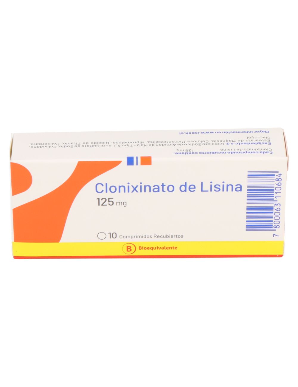 Clonixinato De Lisina 125Mg X 10 Comprimidos Recubiertos - Mintlab