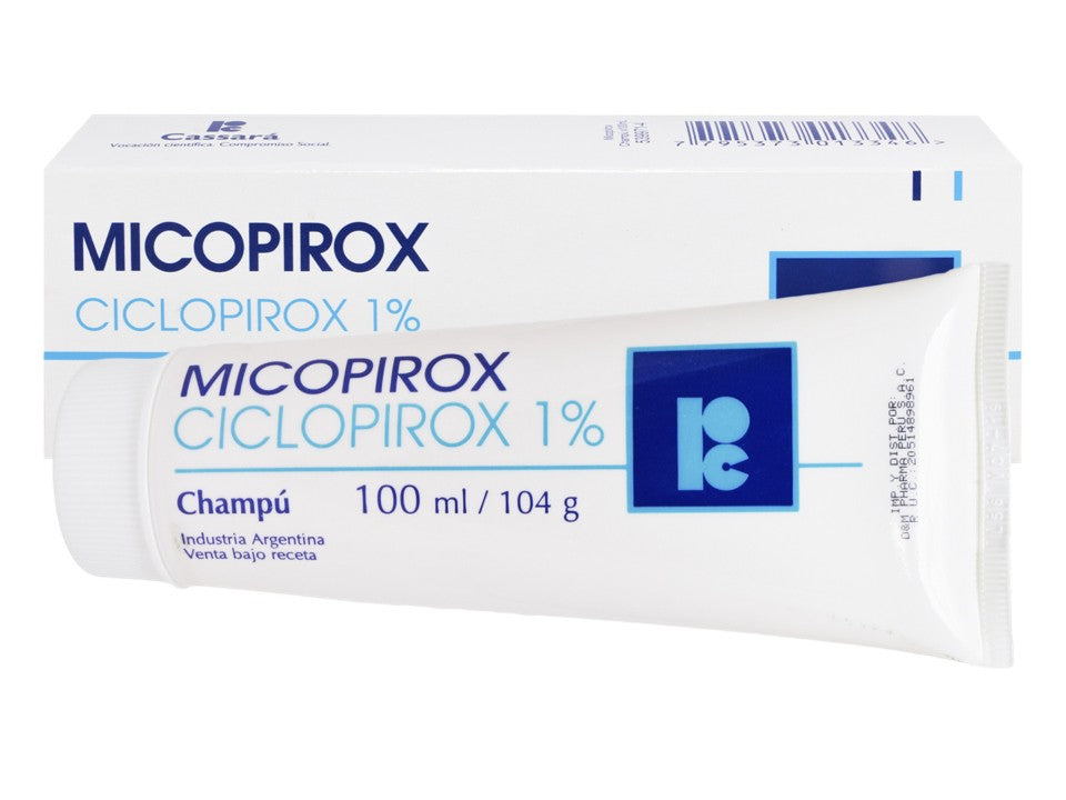 Micopirox 1% Shampoo 100ml - CASSARA - Farmacias San Martín