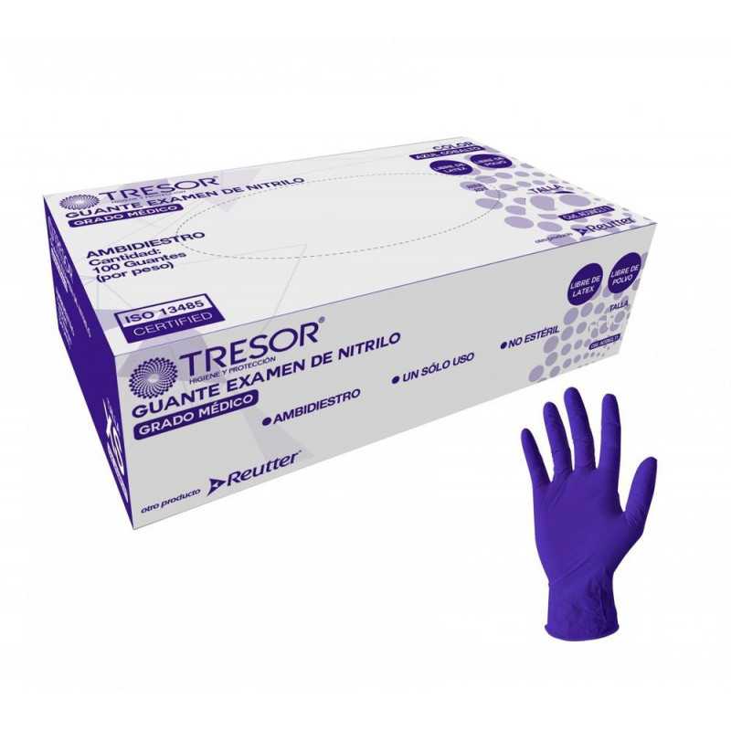 Imagen del producto Tresor Guante Nitrilo Cobalto Talla M x100 de REUTTER