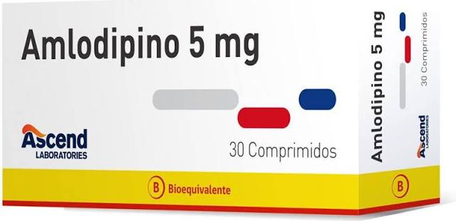 AMLODIPINO 5MG X 30 COMPRIMIDOS