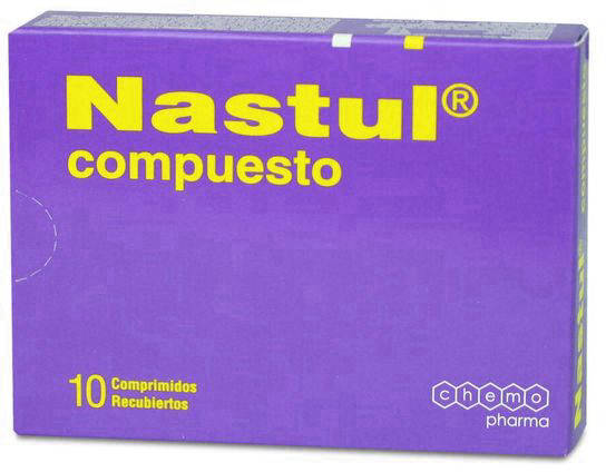 NASTUL COMPUESTO X 10 COMPRIMIDOS RECUBIERTOS