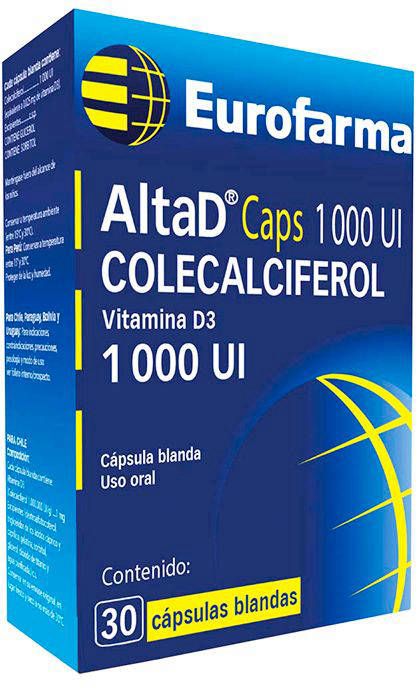 Imagen del producto Altad 1000 UI x30 cáps. Blandas de EUROFARMA