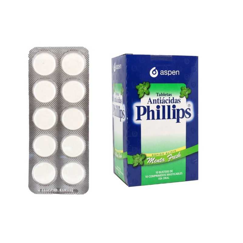 Tabletas Phillips x 10 Comprimidos Masticables - ASPEN - Farmacias San Martín
