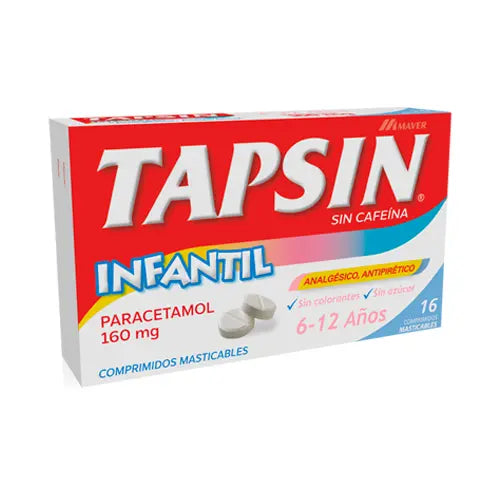 Tapsin Infantil 160mg x 16 - MAVER - Farmacias San Martín
