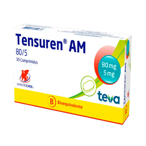 Tensuren Am 80/5 x 30 Comp - TEVA - Farmacias San Martín