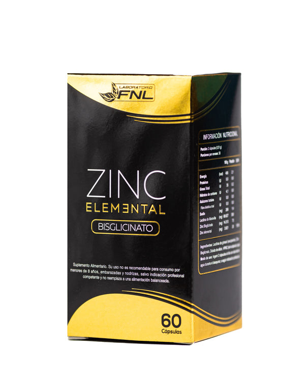 BISGLICINATO DE ZINC X 60 CAPSULAS