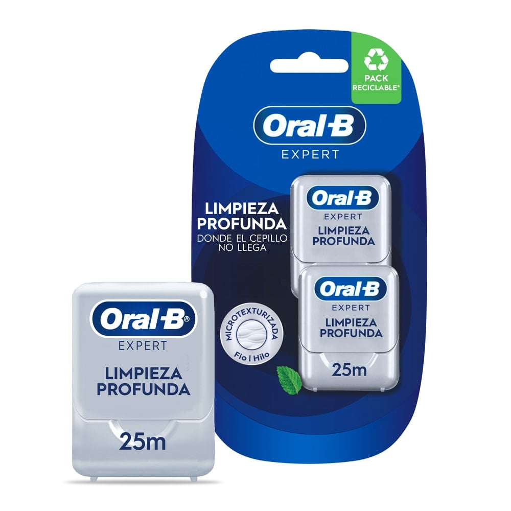 Imagen del producto Pack Oral B Hilo Expert 25mt x2un