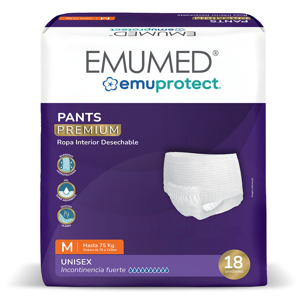 Imagen del producto Emumed Pants Premium Talla M 18un