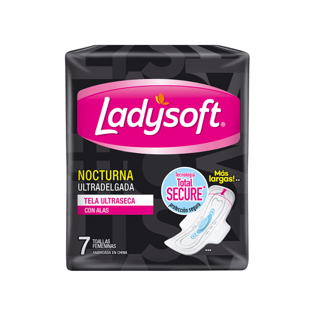 Ladysoft Nocturna Ultradelgada x 7 Toallas - LADYSOFT - Farmacias San Martín