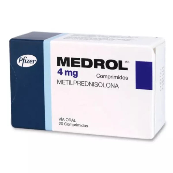 Medrol 4mg x 20 Comprimidos