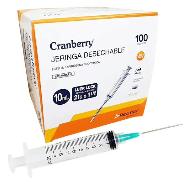 Cranberry Jeringa 10ml con Aguja