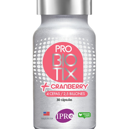 Probiotix + Cranberry X 30 Capsulas - Farmacias San Martín