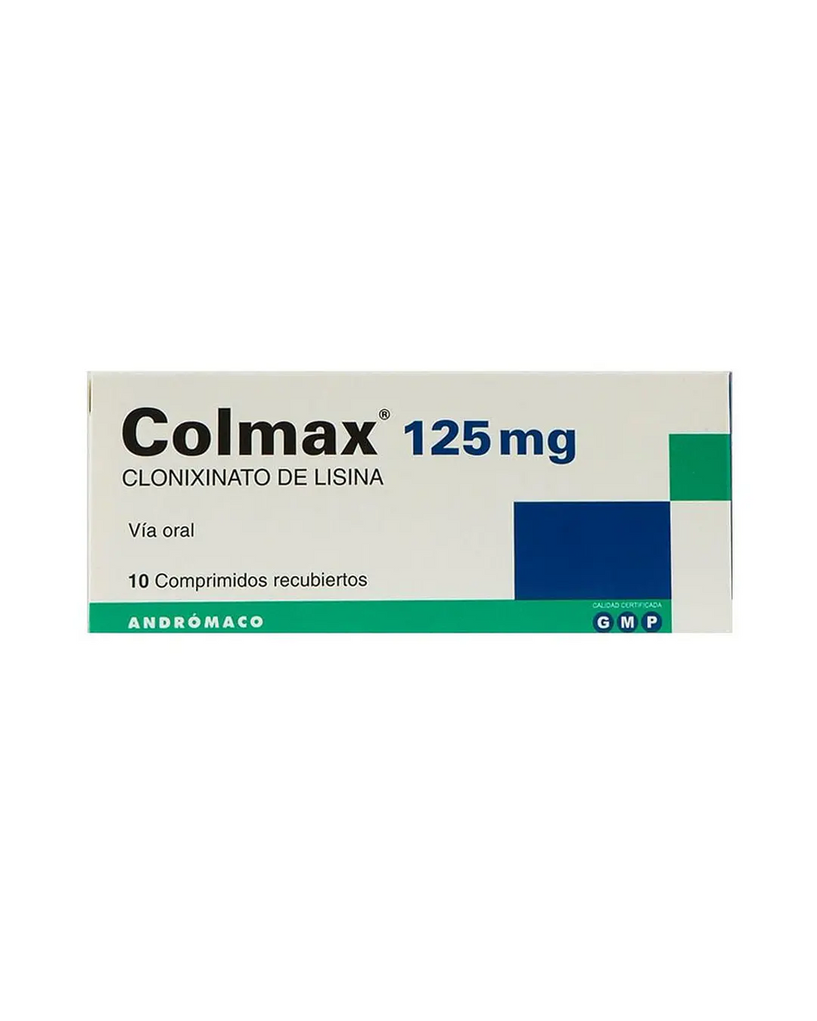 COLMAX 125MG X 10 COMPRIMIDOS RECUBIERTOS