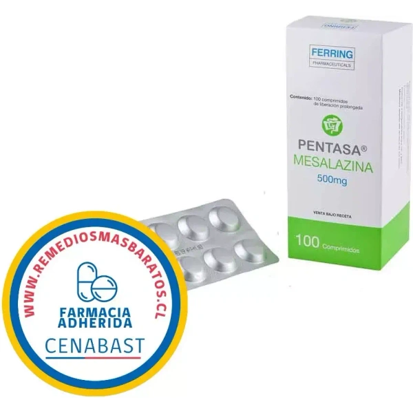 Cenabast - Pentasa 500mg x 100 Comprimidos de Lib Prolong