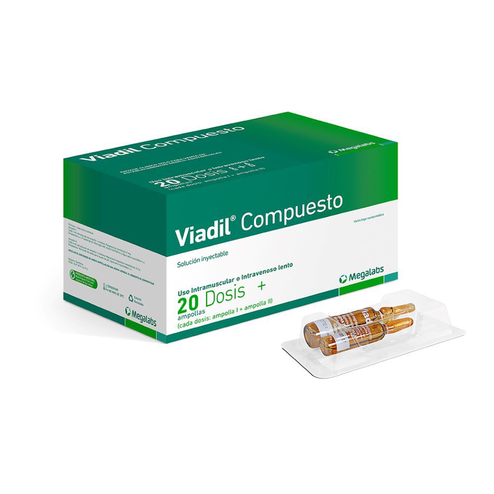 Viadil Compuesto Solucion Inyectable - Farmacias San Martín