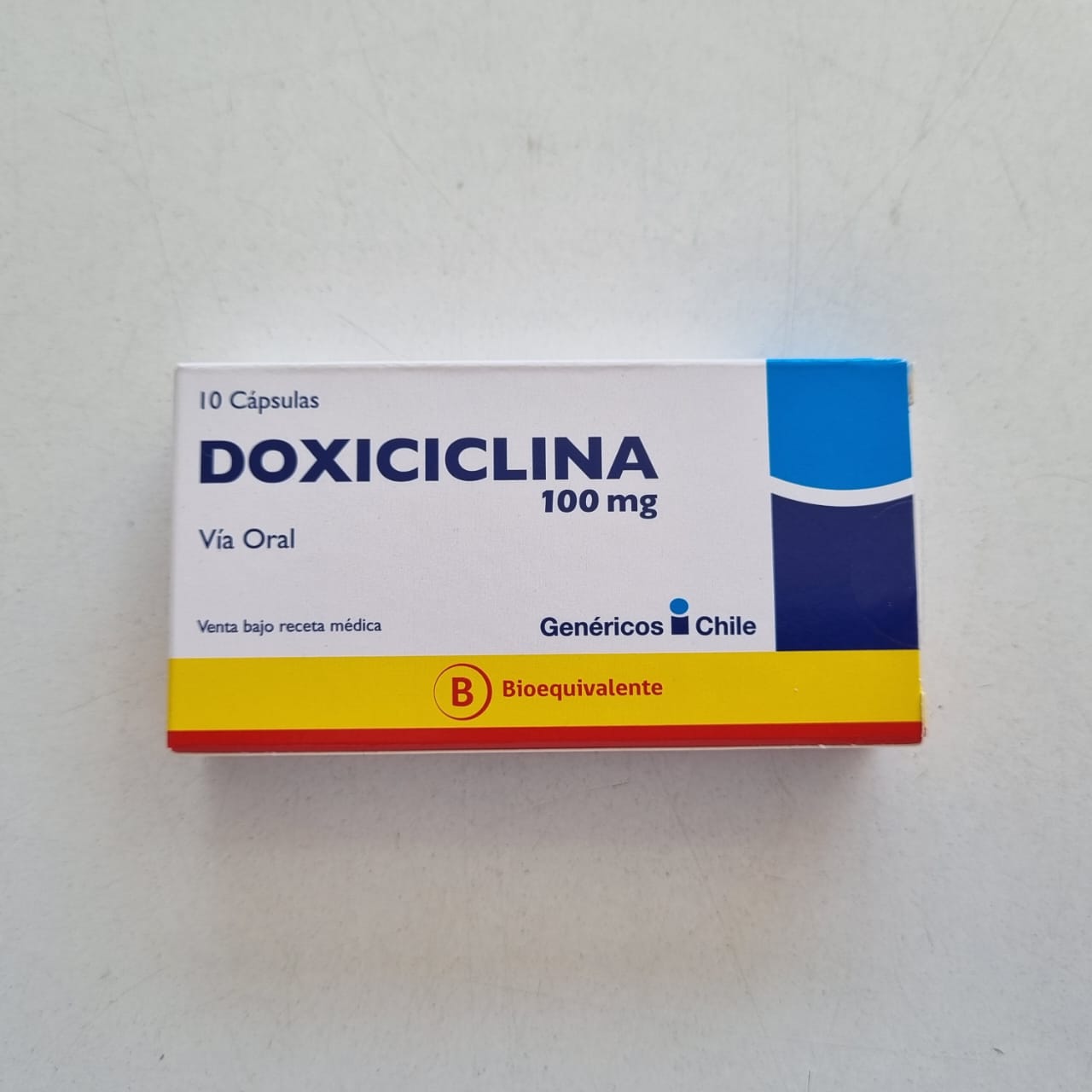 Doxiciclina 100Mg X 10 Capsulas - Megalabs