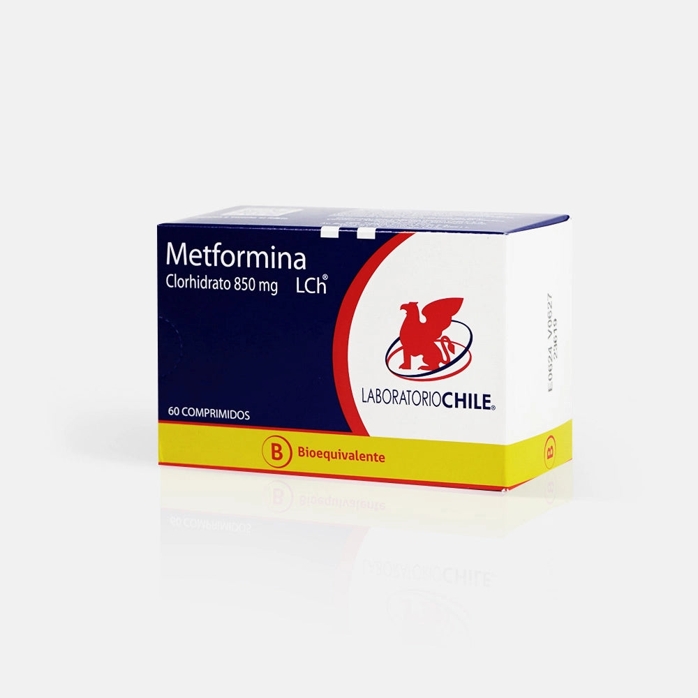 Metformina 850mg x 60 Comprimidos Recubiertos - ANDROMACO - Farmacias San Martín