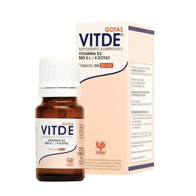 VITDE GOTAS 800 UI/4 X 20 ML