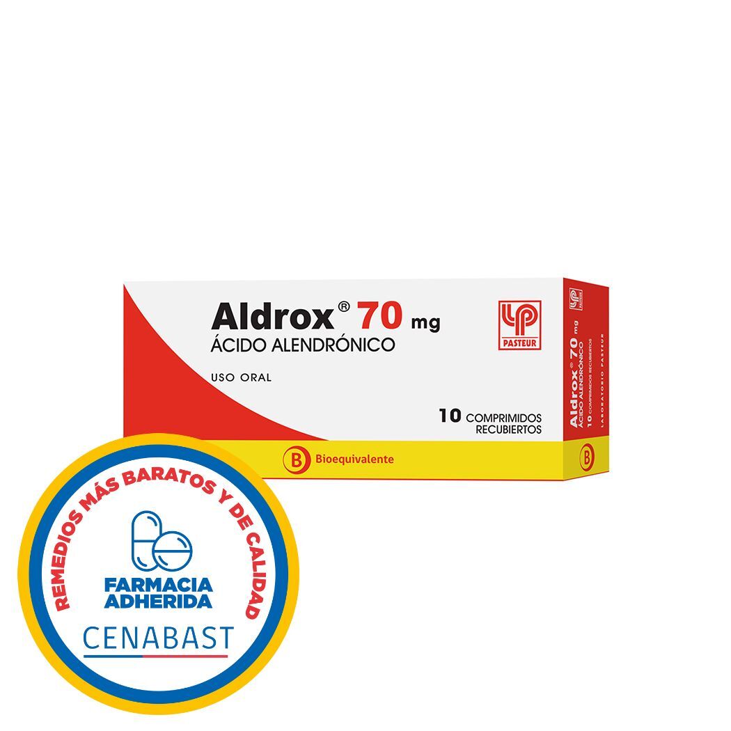 Imagen del producto Aldrox 70 mg x10 comp. recub. de PASTEUR