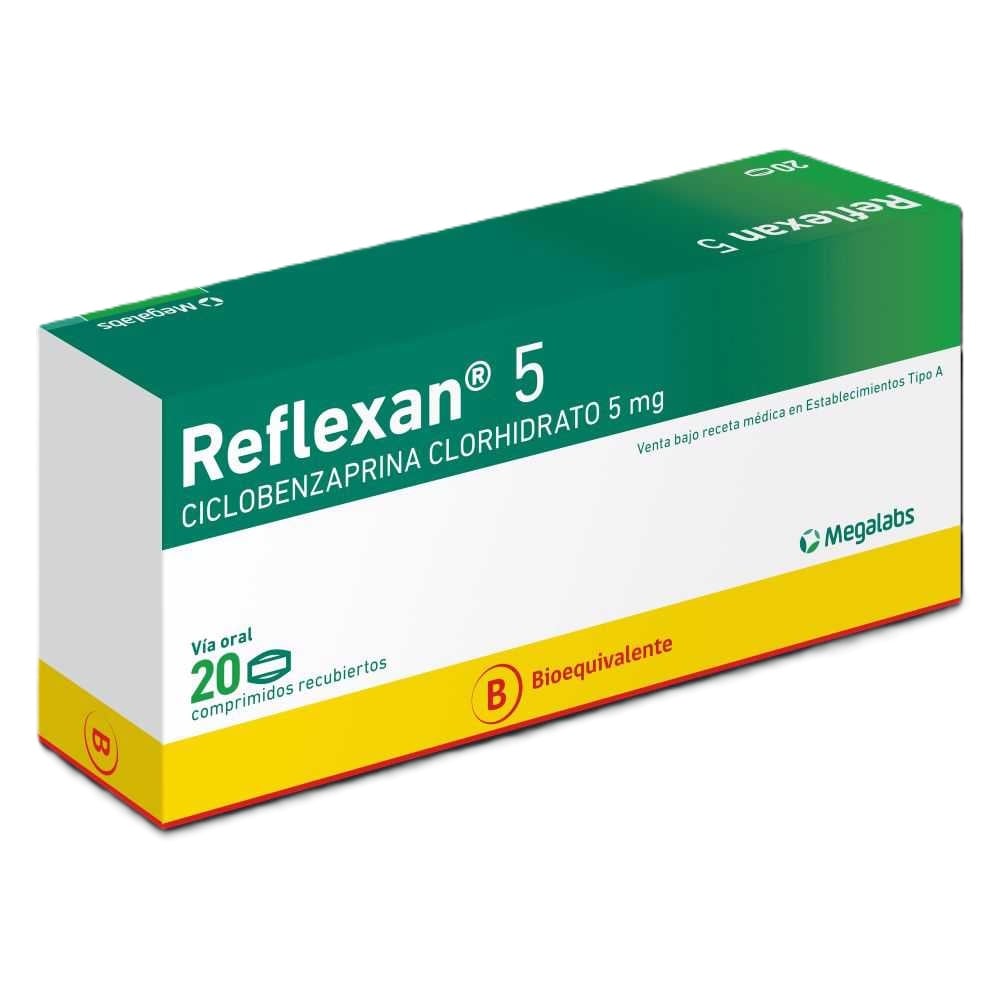Imagen del producto Reflexan 5 mg x20 comp. recub. de MEGALABS