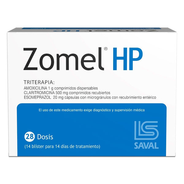 Zomel Hp Triterapia x 28 Dss