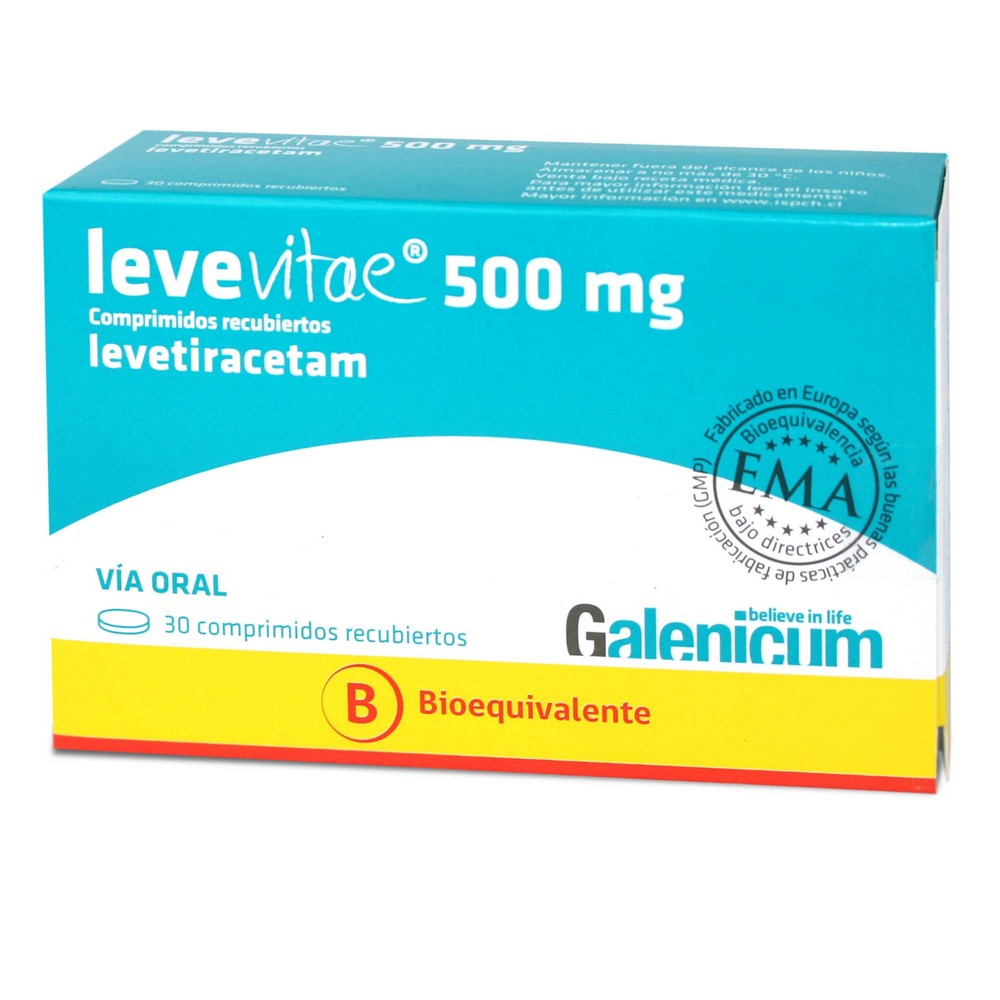 Levevitae 500mg X 30 Comprimidos Recubiertos - Farmacias San Martín