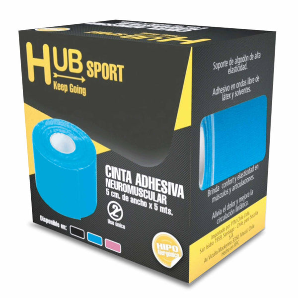 Cinta Adhesiva Neuromuscular Azul 5cm x 5mt