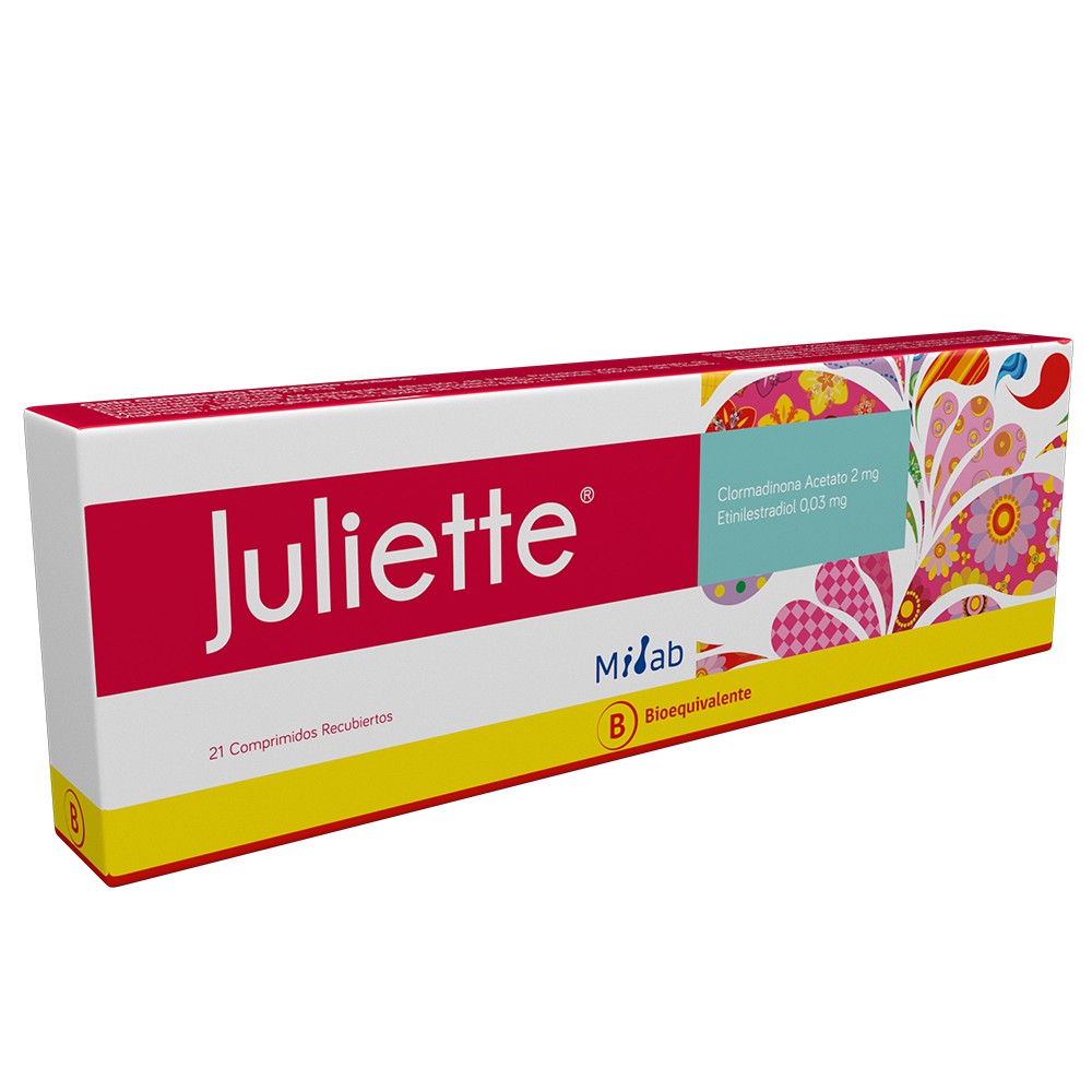 Juliette 2mg / 0.03mg X 21 Comprimidos - Farmacias San Martín