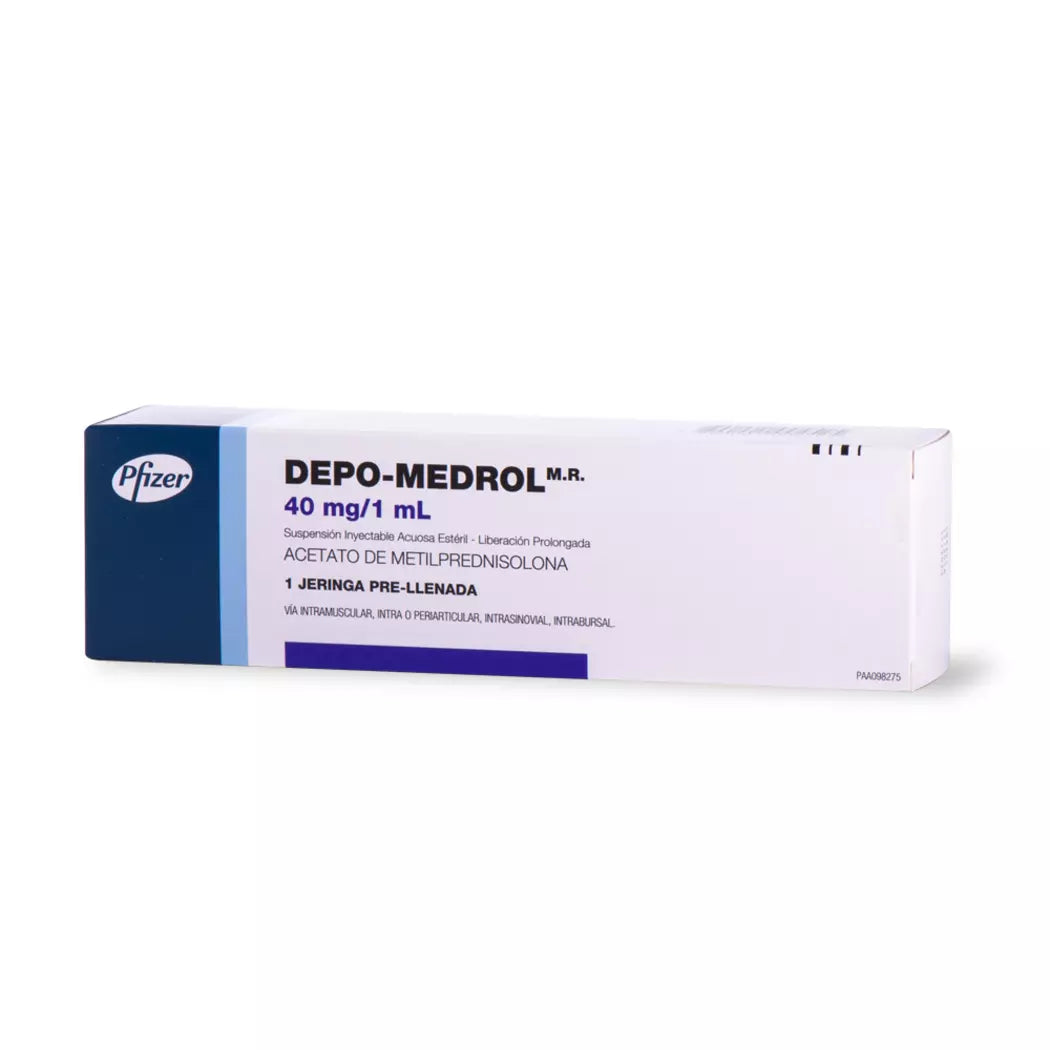 DEPO MEDROL 40MG / 1ML INYECTABLE