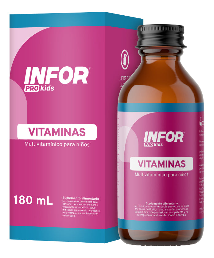 Infor Vitaminas Jarabe 180ml - Farmacias San Martín