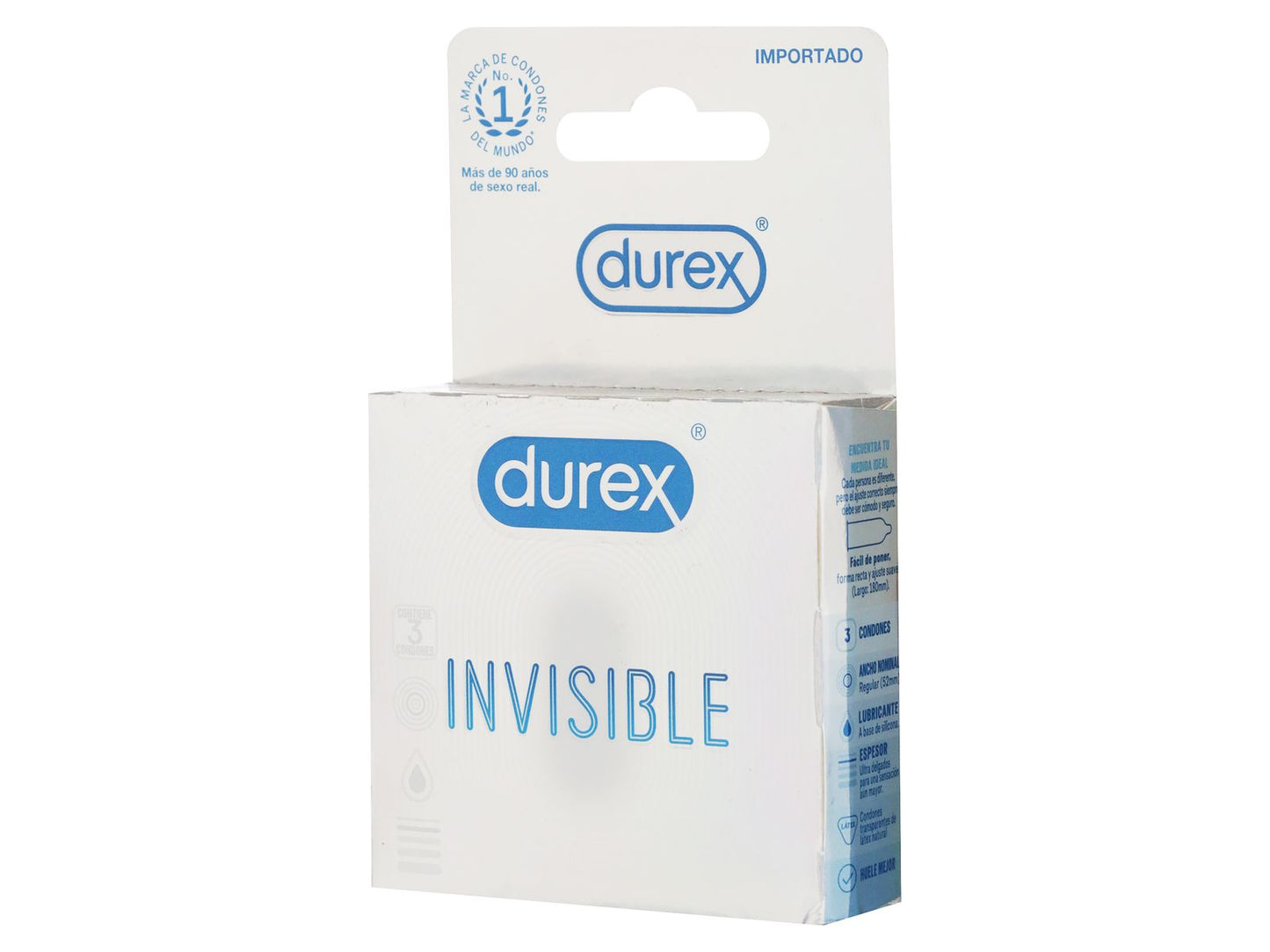 Durex Invisible x 3 Preservativos - DUREX - Farmacias San Martín